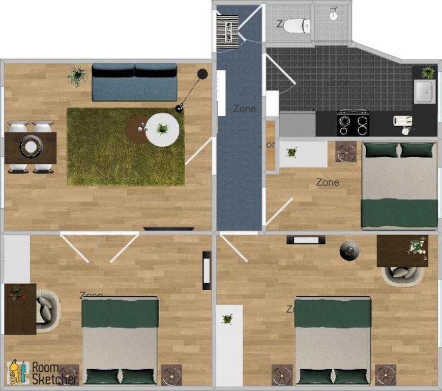Three-Bedroom Apartment